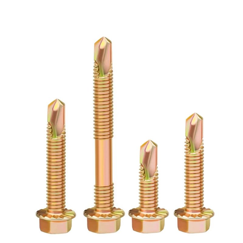 High Strength Hex Head Self Drilling Screws | 50+ Sizes in Stock | Hot Dipped Galvanized, Color Zinc & Phosphated Coatings | Industrial-Grade Durability for Metal Roofing & Construction - Image 4