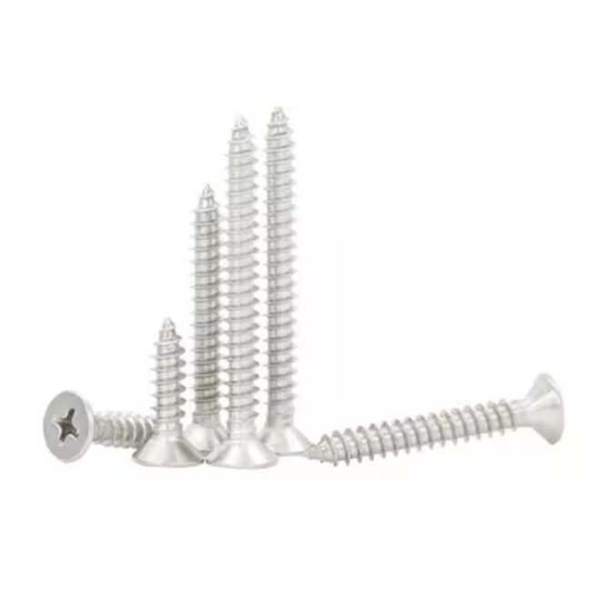 Premium Heavy-Duty Grade 4.8/8.8/12.9 Carbon Steel Self Tapping Screws - Industrial Strength Zinc Coated (Blue/Yellow/White) Fasteners - Bulk Sizes #6-#14 for Professional Contractors - Image 2